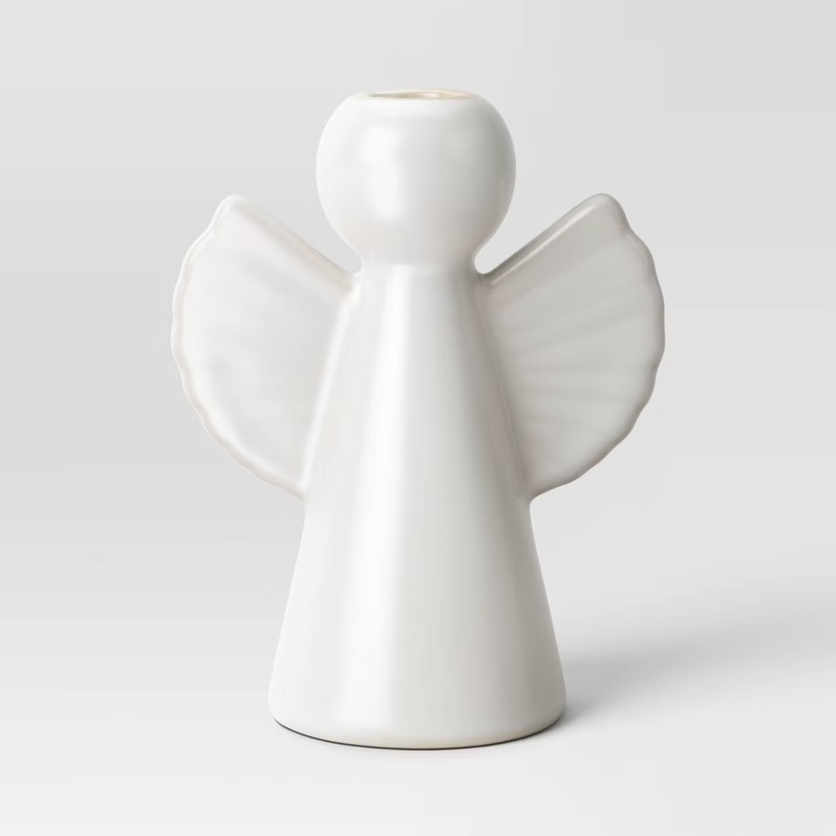 Christmas Small Angel Taper Candle Holder White - Threshold™ | Target