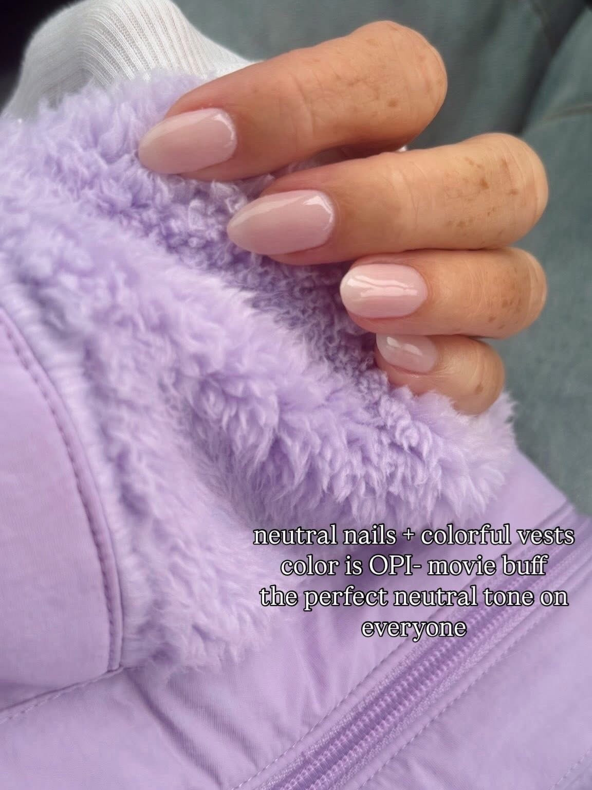 Nail color is OPI: movie buff. I did dip powder.

Spring nails. Natural nails. Nail color. Vest. Spring. 

#LTKBeauty #LTKSeasonal