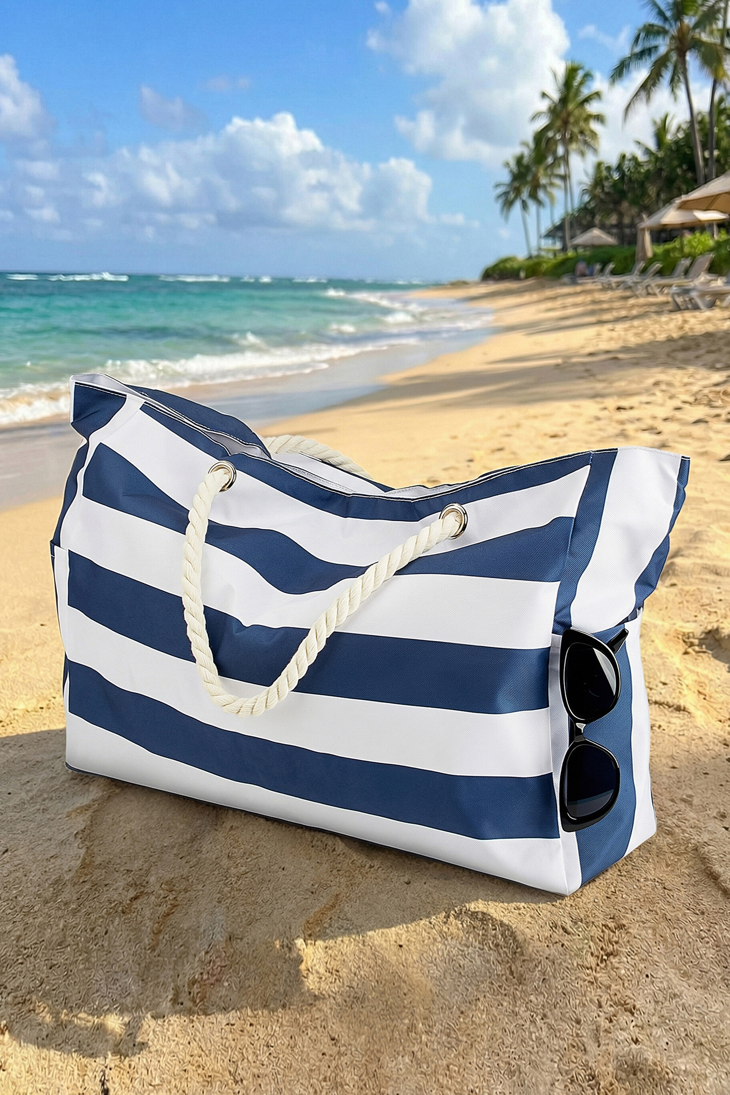 Sailing On Striped Tote Bag | Cupshe US