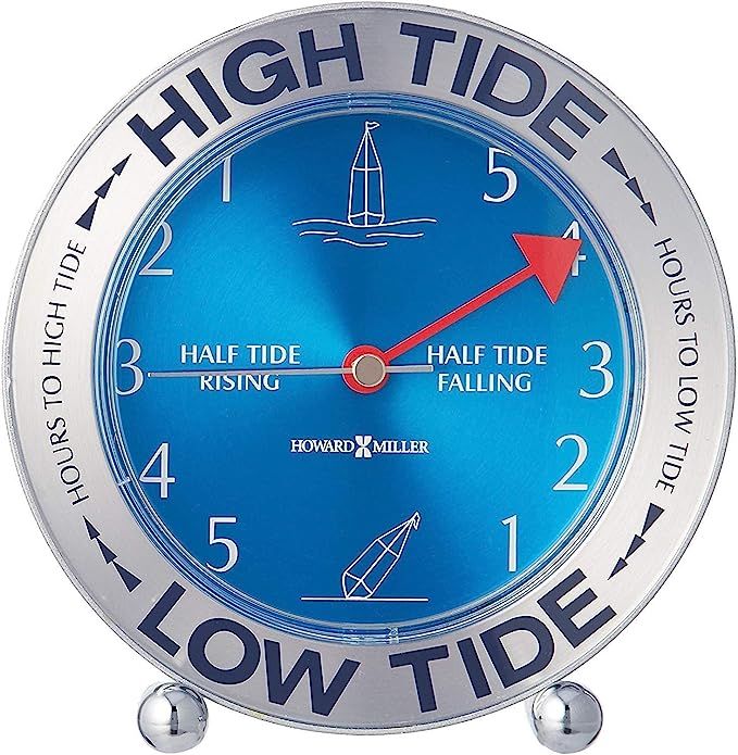 Howard Miller Tide Mate III Table Clock 645-527 – East Coast Atlantic Ocean, High & Low Tide, S... | Amazon (US)