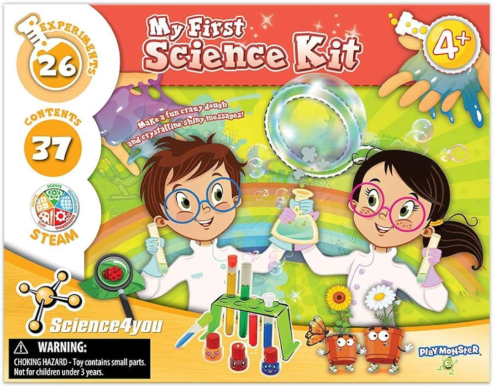 PlayMonster Science4you - My First Science Kit - 26 Experiments to Introduce Children to Science ... | Amazon (US)