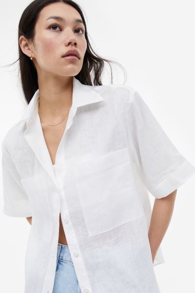 Linen shirt | H&M (UK, MY, IN, SG, PH, TW, HK)