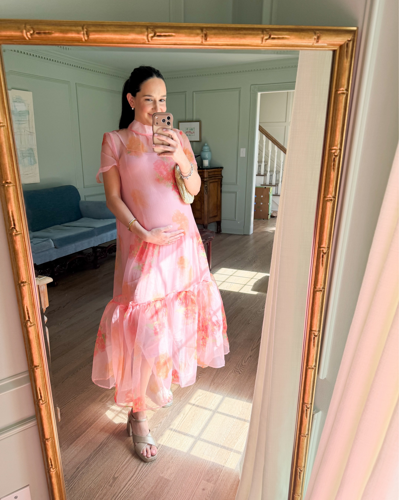 Lots of compliments on this dress! TTS. 30 weeks and sized up to a M. 

#LTKBump #LTKWedding