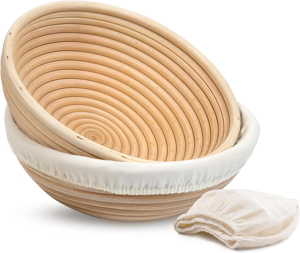 Banneton Bread Proofing Basket, Kook, Sourdough Proofing Bread Basket, Bread Banneton Proofing, A... | Amazon (US)