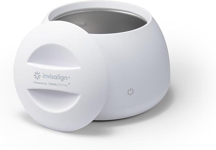 Invisalign Ultrasonic Cleaner | Powered by Zima Dental | Aligner and Retainer Cleaner | Arctic Wh... | Amazon (US)