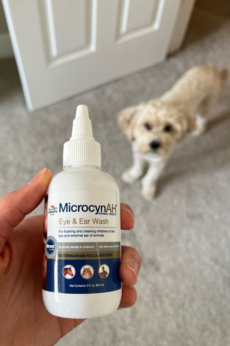 ✨✨THIS IS NOT MEDICAL ADVICE, I AM NOT A VET*✨✨Please be sure to consult with a vet FIRST for instructions/advice.

#dogcare #doggrooming #earwash #eyewash 

#LTKfamily