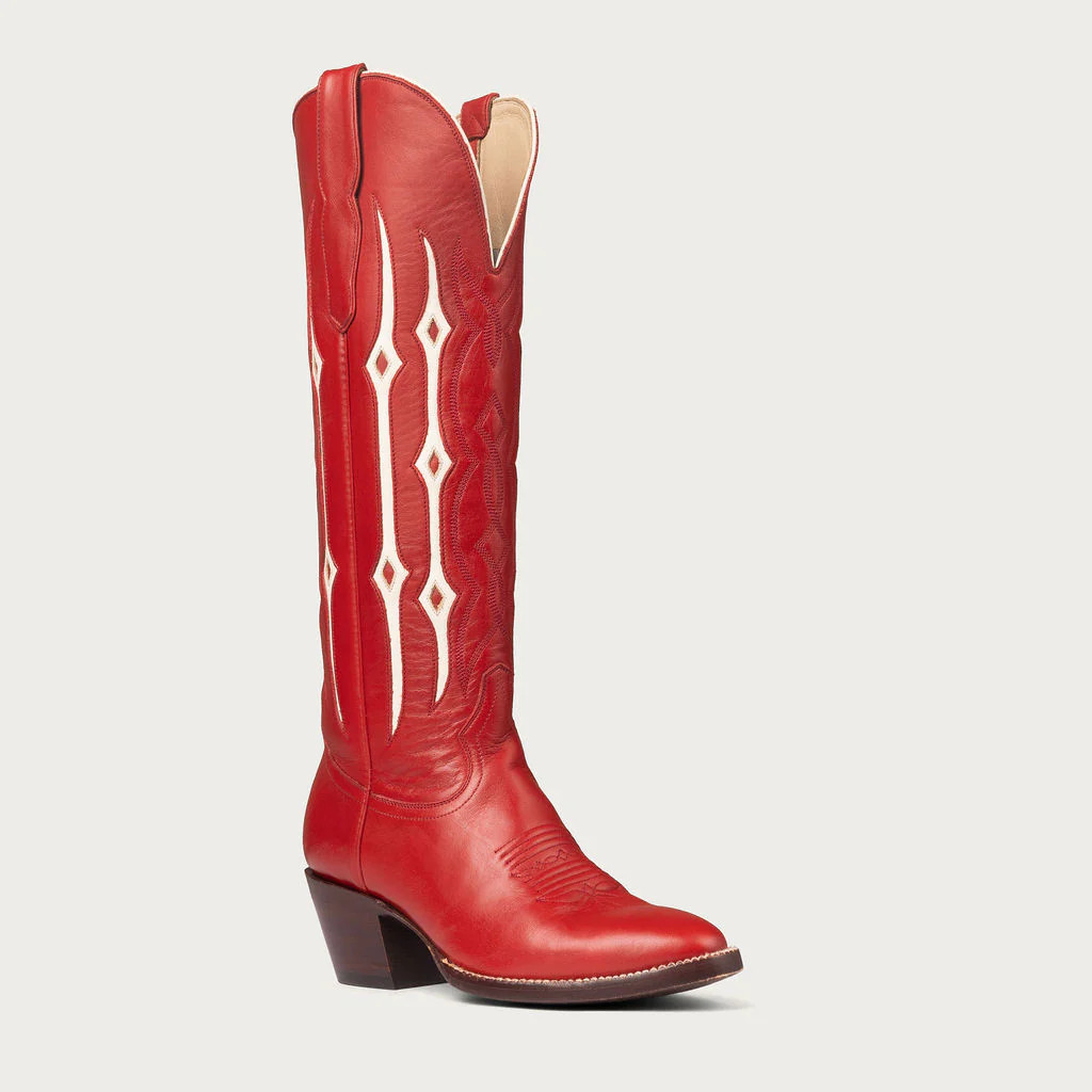 The Austin Boot in Red and Bone | CITY Boots