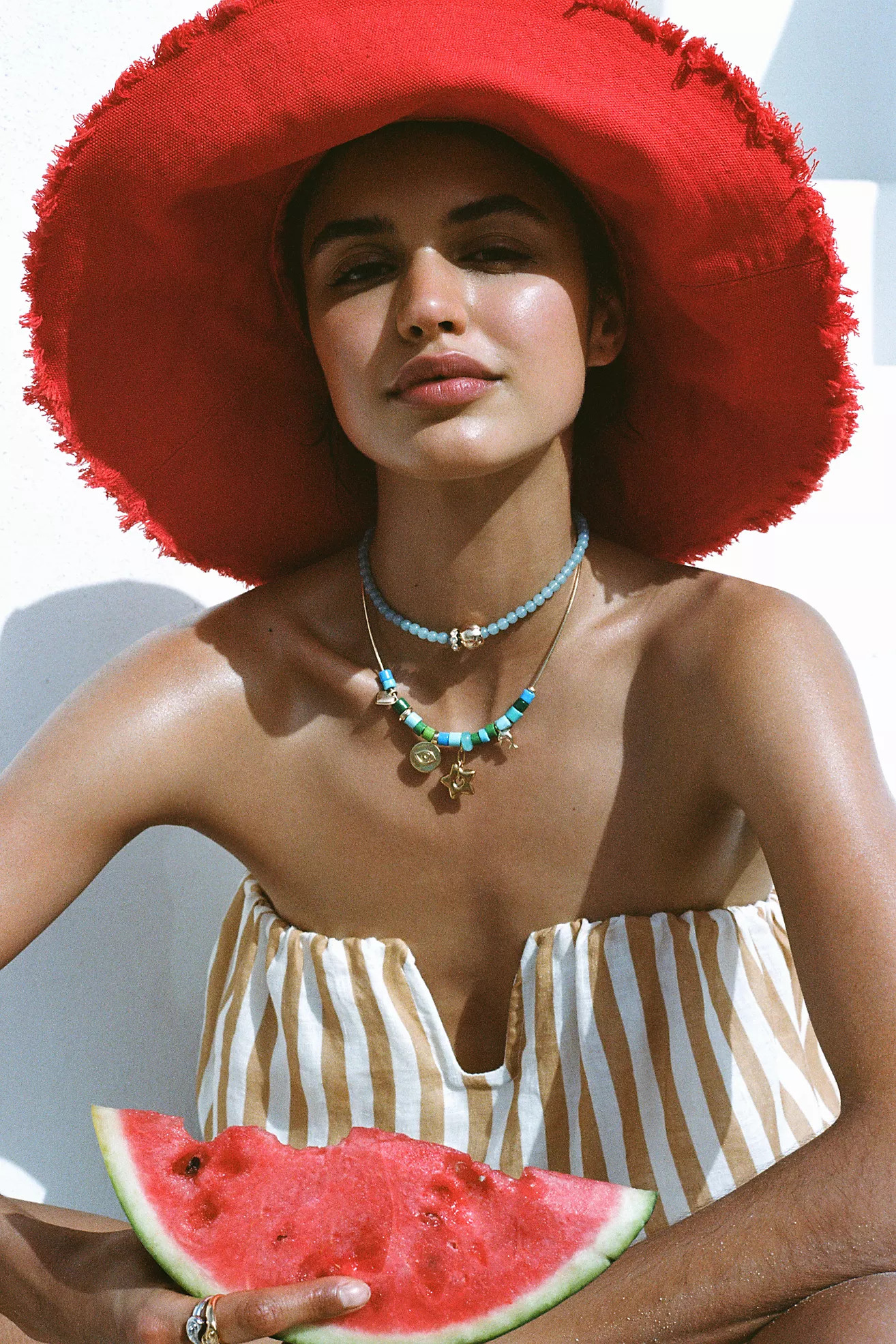 Beaded Charm Necklace | Anthropologie (US)