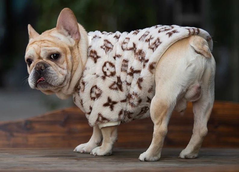 Chewy Vuitton Fur Jacket Dog Jacket Pet Jacket Warm Pet | Etsy | Etsy (US)