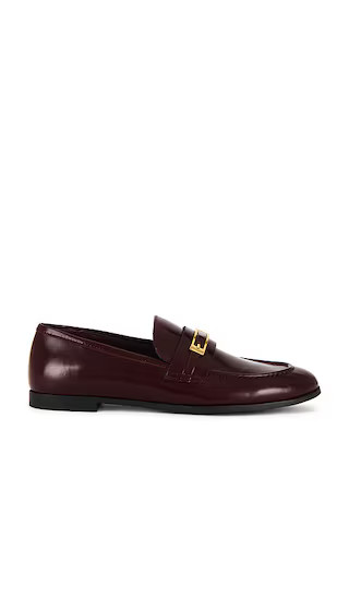 Loafed Loafer in Wine & Gold | Revolve Clothing (Global)