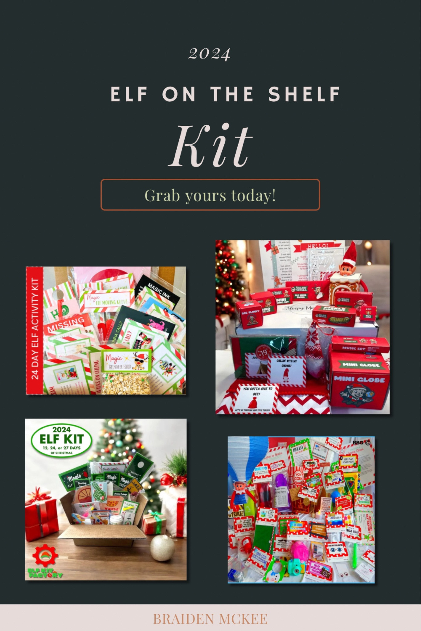 2024 Elf on the Shelf Kit! Elf on the shelf ideas, elf on the shelf activities, elf on the shelf list 

#LTKSeasonal #LTKFamily #LTKHoliday