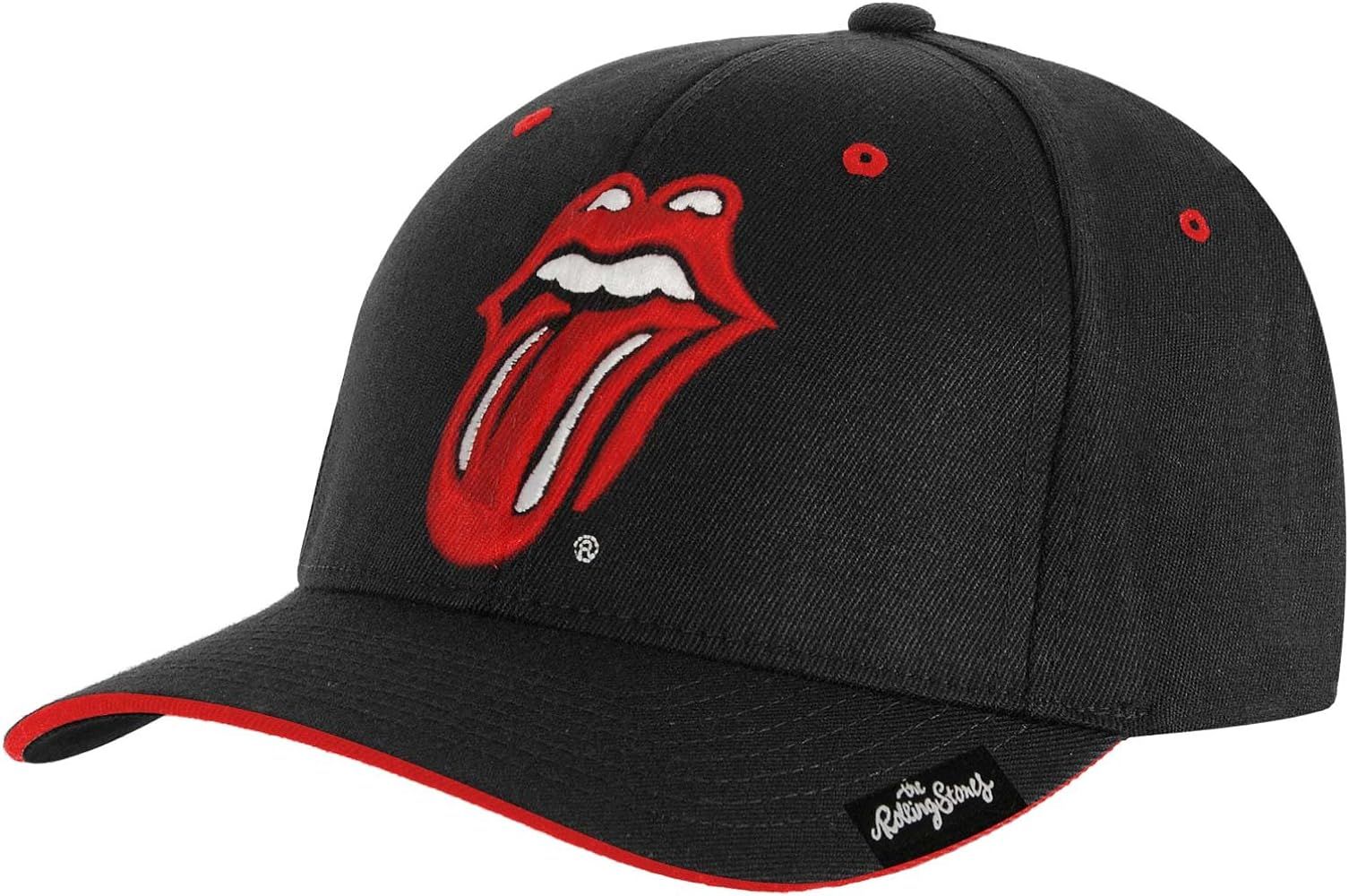 Rolling Stones Men's Classic Tongue Baseball Cap Black | Amazon (US)