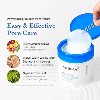 medicube Toner Pads Zero Pore Pad 2.0 | Dual-Textured Facial Pad for Exfoliation and Pore Care wi... | Amazon (US)