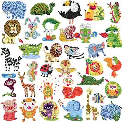 Diamond Painting Stickers Kits for Kids, Paint by Numbers Diamonds for Adult Beginners,DIY 5D Diamon | Amazon (US)