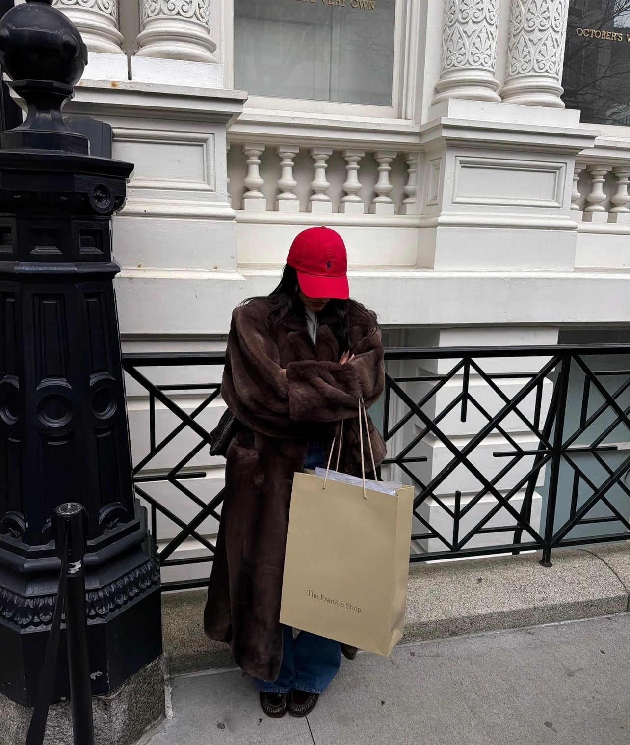 winter in NYC ootd | brown fur coat, revolve polo hat, Freda Salvador brown loafers & my go to Ali grace jeans #aligrace

#LTKootd #LTKgrwm #LTKdayinmylife