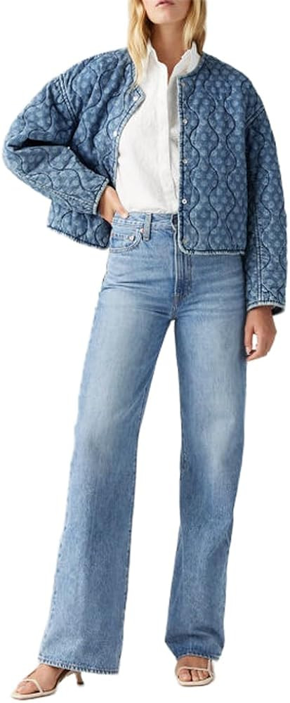 Levi's Women's Ribcage Wide Leg Jeans | Amazon (UK)