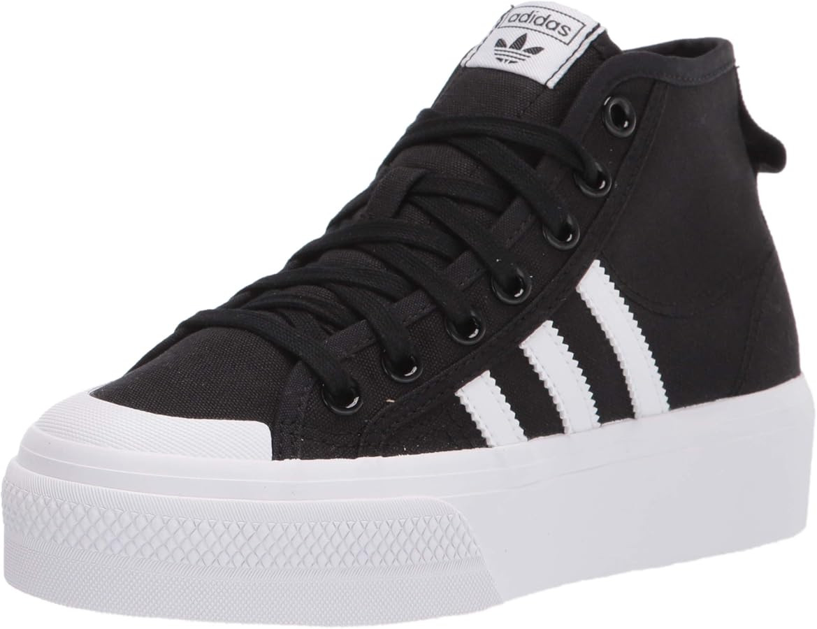 Adidas Originals Womens Nizza Platform Mid | Amazon (US)