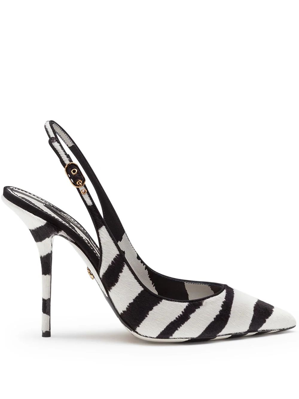 Dolce & Gabbana zebra-print Slingback Pumps - Farfetch | Farfetch (US)