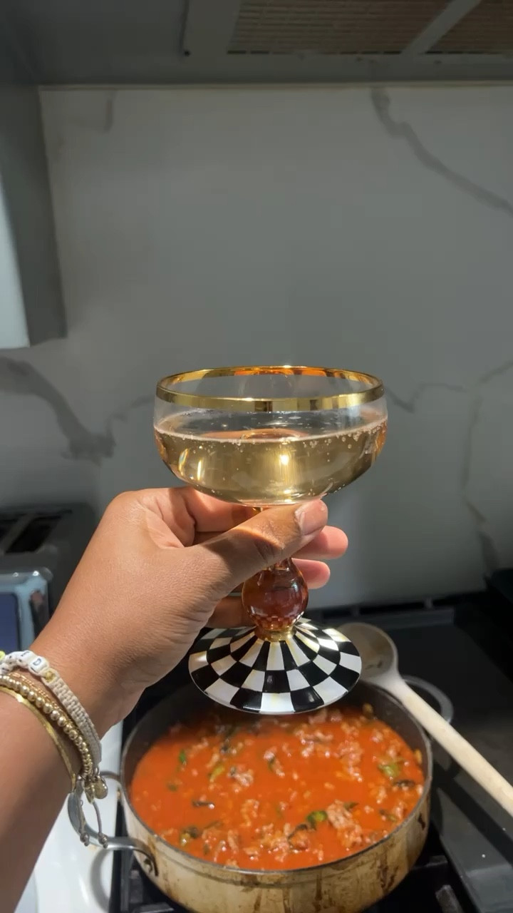 Gift these to yourself or to a friend who loves getting pretty home gifts! I’m OBSESSED with my new MacKenzie-Childs glassware. I think two of these with a bottle of wine would be such a great gift

#LTKGiftGuide #LTKVideo #LTKHoliday