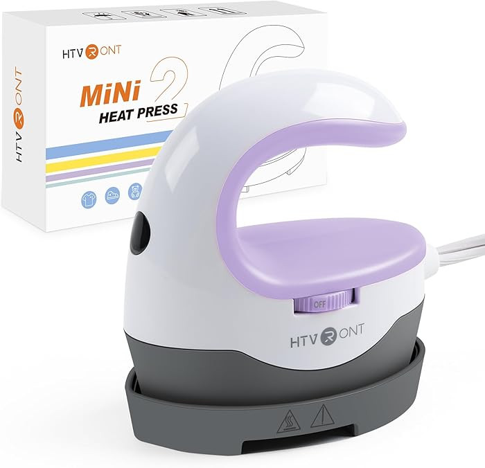 HTVRONT Heat Press Mini Heat Press Machine, Small Heat Press for Perler Beads, Portable Iron Pres... | Amazon (US)