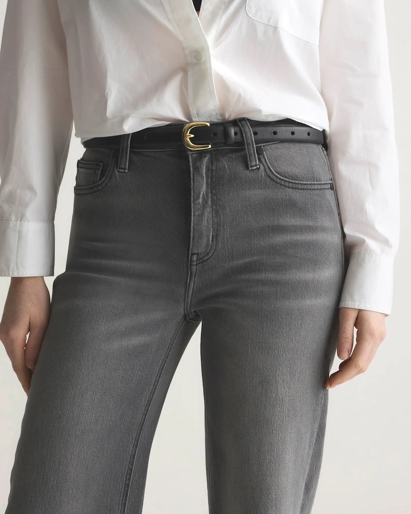 Bella Stretch Relaxed Straight Jeans | Quince