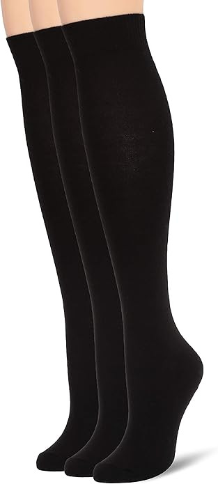 HUE Women's Flat Knit Knee High Sock | Amazon (US)