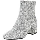Amazon.com | Blue by Betsey Johnson Women's Cady Ankle Boot, Rhinestone, 8 | Loafers & Slip-Ons | Amazon (US)