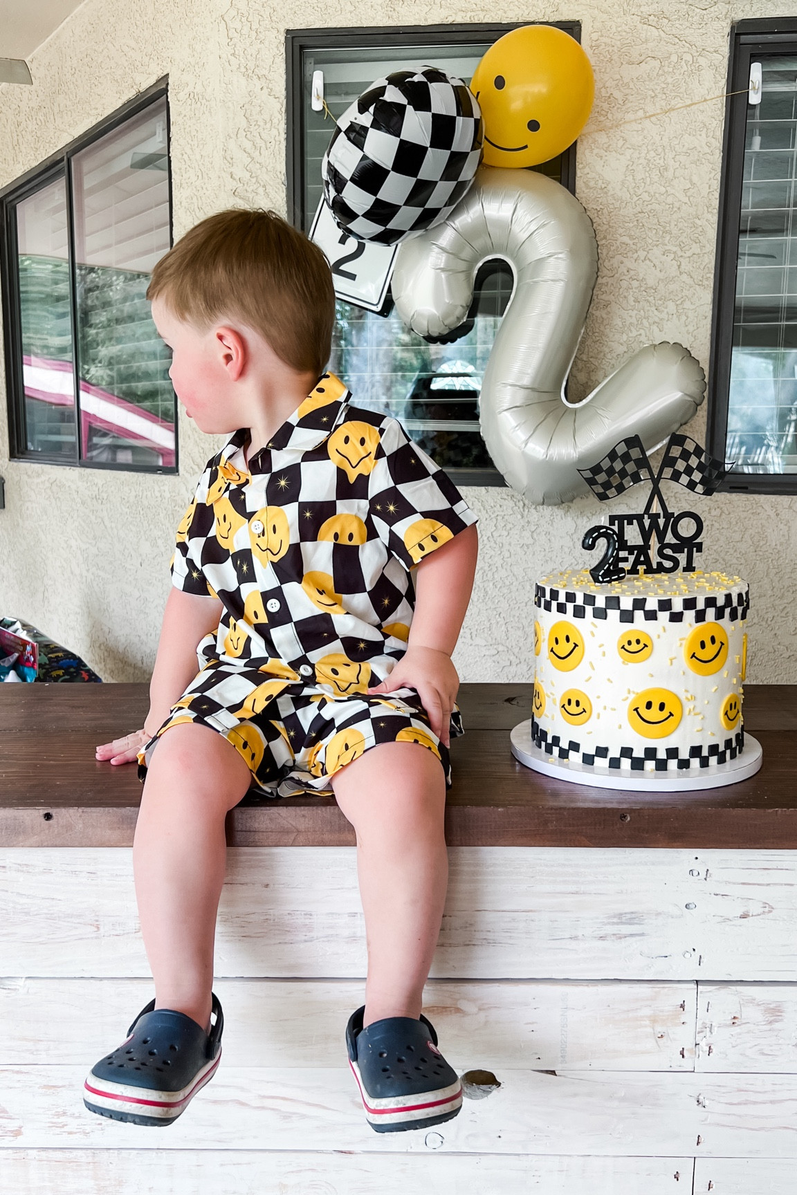 TWO fast birthday decor! 🙂 We had so much fun decorating with these cute checkered race car smiley face decor!

💛🖤🤍Two Fast Birthday Décor 2 Fast Birthday Decorations For Boys Girls with Backdrop, Balloon Garland,Cake Topper  | Two Fast Birthday Décor 2 Fast Birthday Decorations For Boys Girls with Backdrop, Balloon Garland,Cake Topper 
| Two fast Cake Topper | Birthday Candle Racing Cars Themed Birthday Party Decoration, Black and White Line Happy Birthday Cake Candle, Boys Girls Kids Birthday Cake Topper | checker birthday party decor | smiley face birthday decor

#LTKparties #LTKfindsunder50 #LTKshoecrush