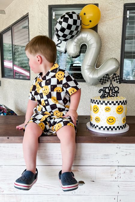 TWO fast birthday decor! 🙂 We had so much fun decorating with these cute checkered race car smiley face decor!

💛🖤🤍Two Fast Birthday Décor 2 Fast Birthday Decorations For Boys Girls with Backdrop, Balloon Garland,Cake Topper  | Two Fast Birthday Décor 2 Fast Birthday Decorations For Boys Girls with Backdrop, Balloon Garland,Cake Topper 
| Two fast Cake Topper | Birthday Candle Racing Cars Themed Birthday Party Decoration, Black and White Line Happy Birthday Cake Candle, Boys Girls Kids Birthday Cake Topper | checker birthday party decor | smiley face birthday decor

#LTKparties #LTKfindsunder50 #LTKshoecrush