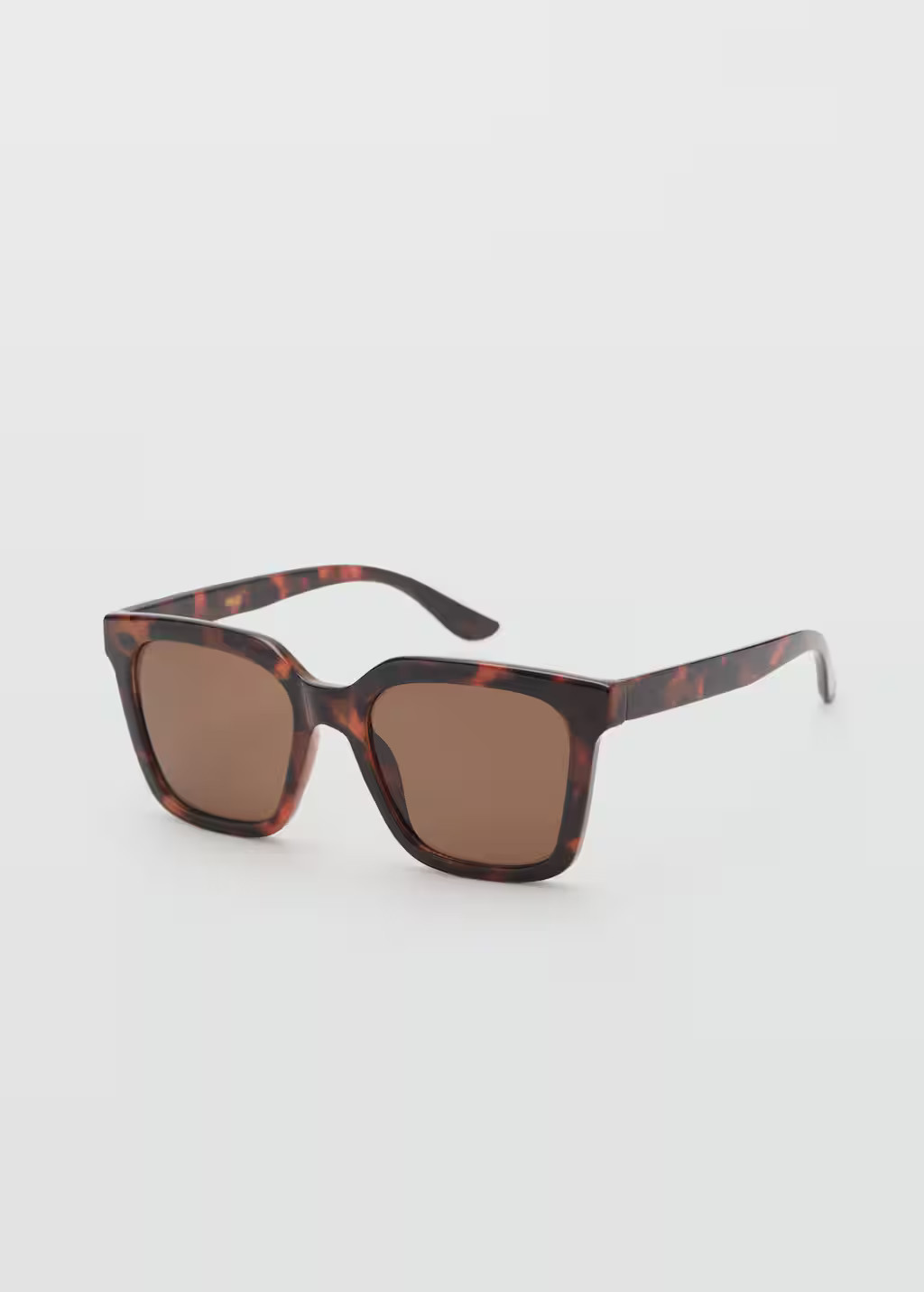 Squared frame sunglasses chocolate - Woman - One size - MANGO | MANGO (UK)