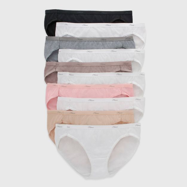 Hanes Women's 10pk Cotton Bikini Underwear - Colors May Vary | Target