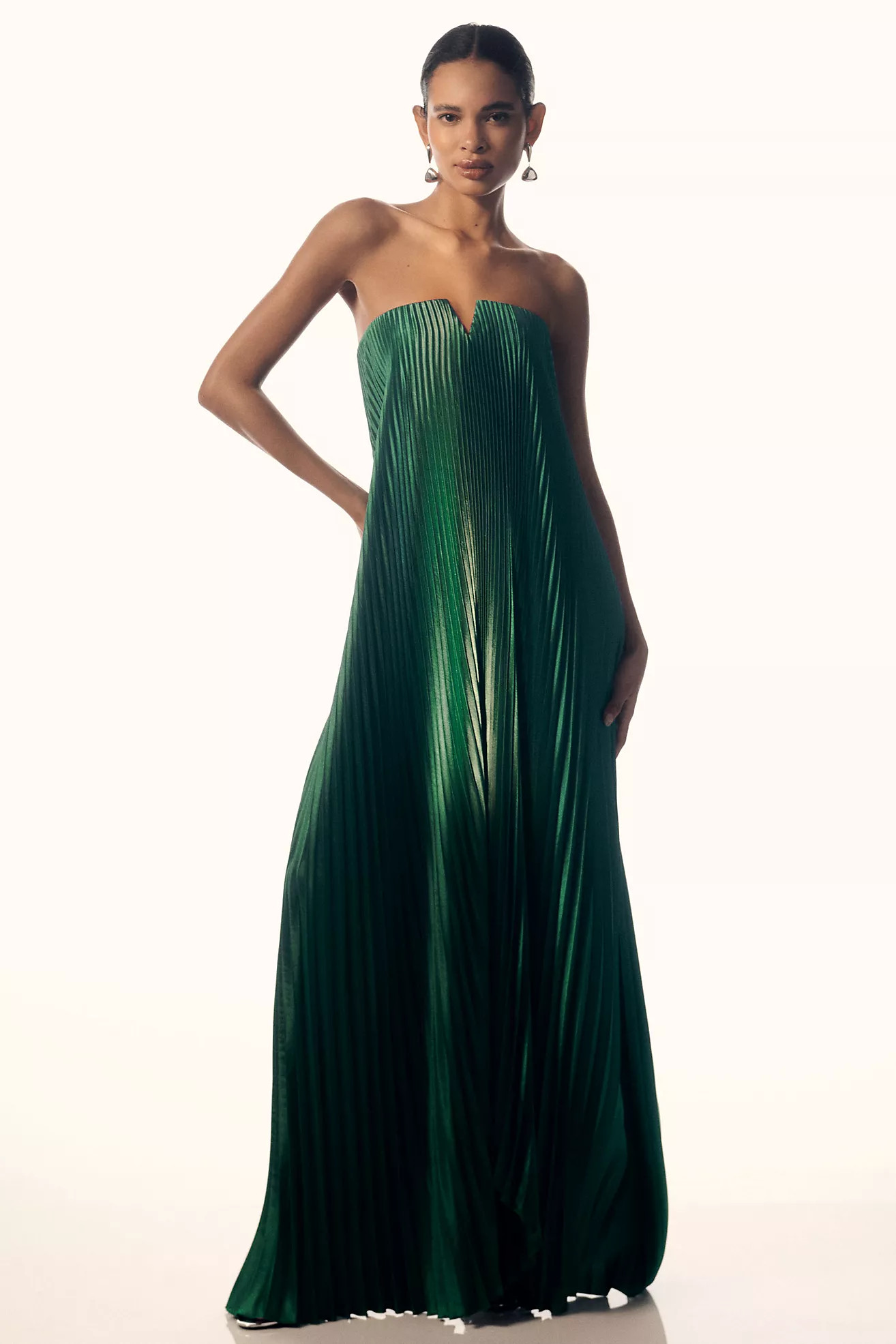 L'IDÉE Black Tie Strapless Maxi Gown | Anthropologie (US)