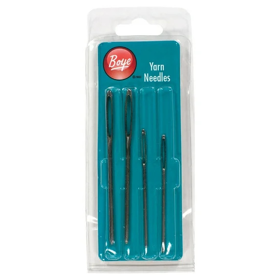 Boye 4 Piece Aluminum Yarn Needles - Walmart.com | Walmart (US)