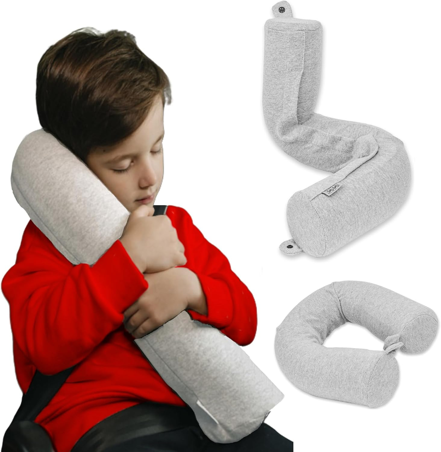 Dot&Dot Twist Memory Foam Kids Travel Pillow for Airplanes - Neck Pillows for Travel, Sleeping - ... | Amazon (US)