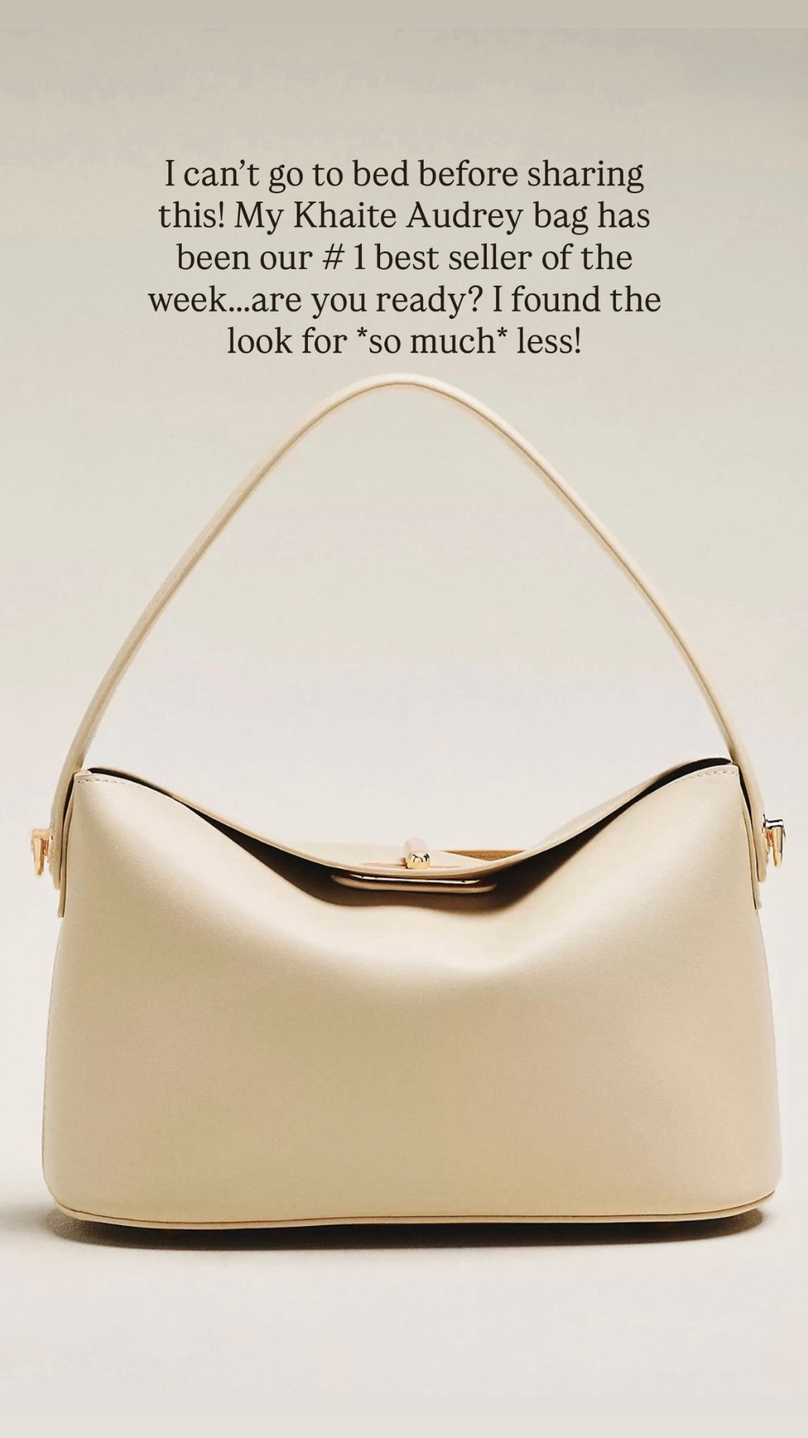 Lux for less, this bag resembles my khaite Audrey ba that you all love so much I wear it ALL THE TIME! It’s different but has the same elevated vibe for a fraction of the price! Linking both

#LTKootd #LTKOver40 #LTKSeasonal