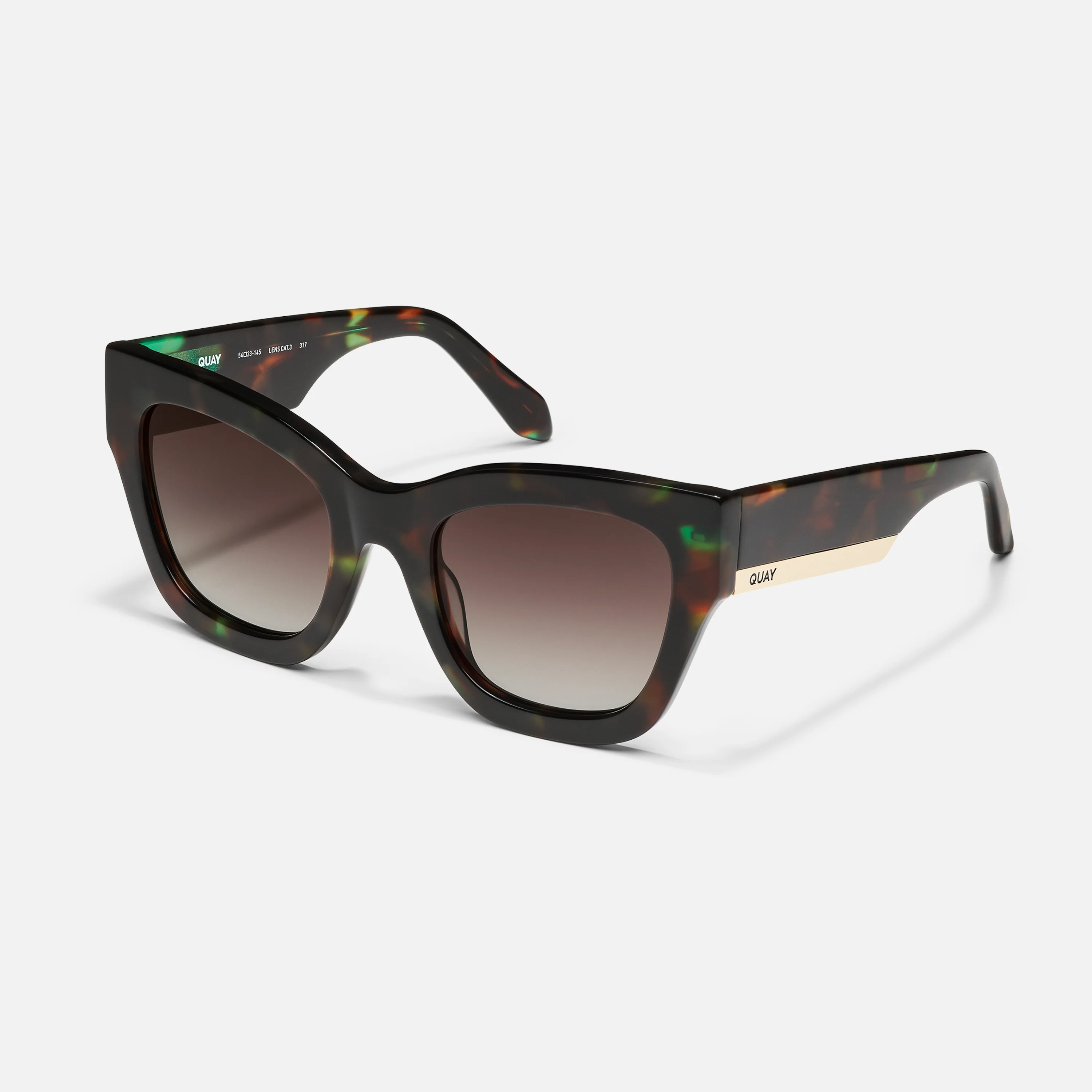 BY THE WAY - DAPPLED GREEN TORTOISE/BROWN | Quay Australia