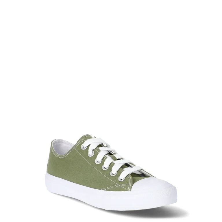 No Boundaries Classic Lace Up Sneakers, Wide Width Available, Women’s | Walmart (US)