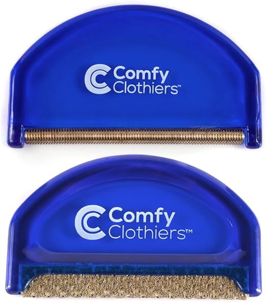 Comfy Clothiers Sweater Shaver & Cashmere Comb Combo Pack – Fabric Shaver Removes Pills, Fuzz a... | Amazon (US)