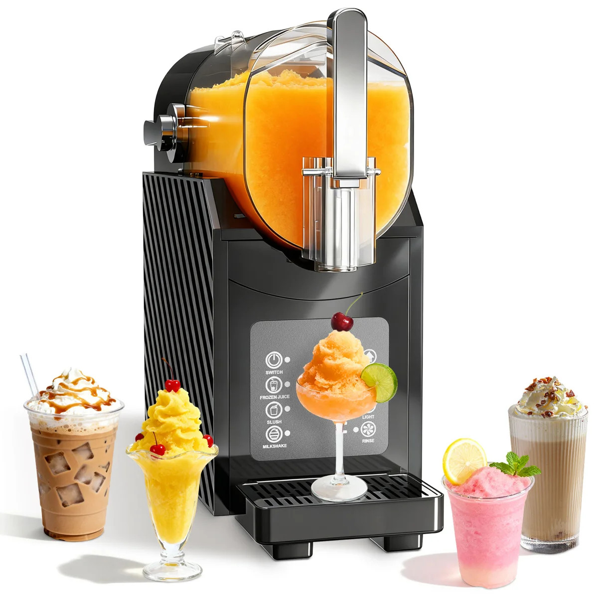 Erivess 88oz Slushie Machine For Home, No Ice Needed Slushy Maker With Self-Cleaning, Professiona... | Wayfair North America
