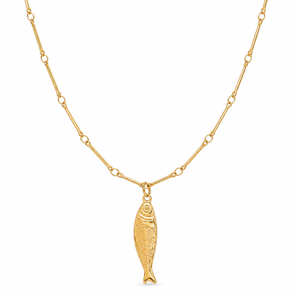 Adoni Fish Pendant Necklace | Ellie Vail Jewelry