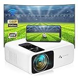 Projector Native 1080P Outdoor WiFi 5G 60Hz, ASAKUKI Game and Movie Proyector 350 ANSI Lumen, Home T | Amazon (US)