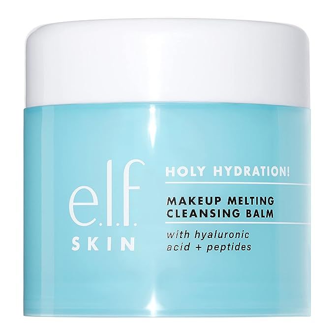 e.l.f. Holy Hydration! Makeup Melting Cleansing Balm, Face Cleanser & Makeup Remover, Infused wit... | Amazon (US)