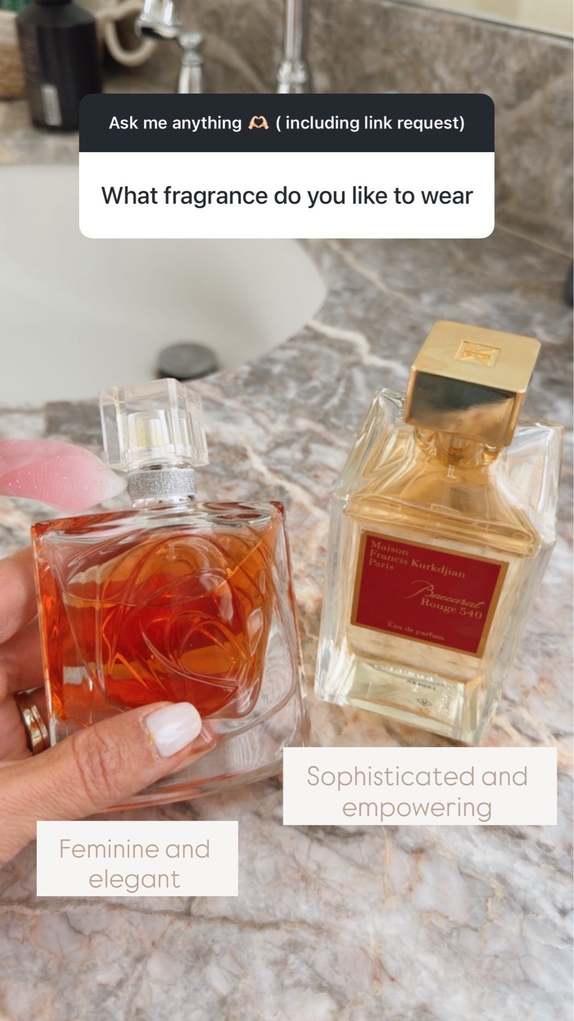 My favorite fragrances lately! I always like to change it up a bit but these 2 are so good and always get best compliments!