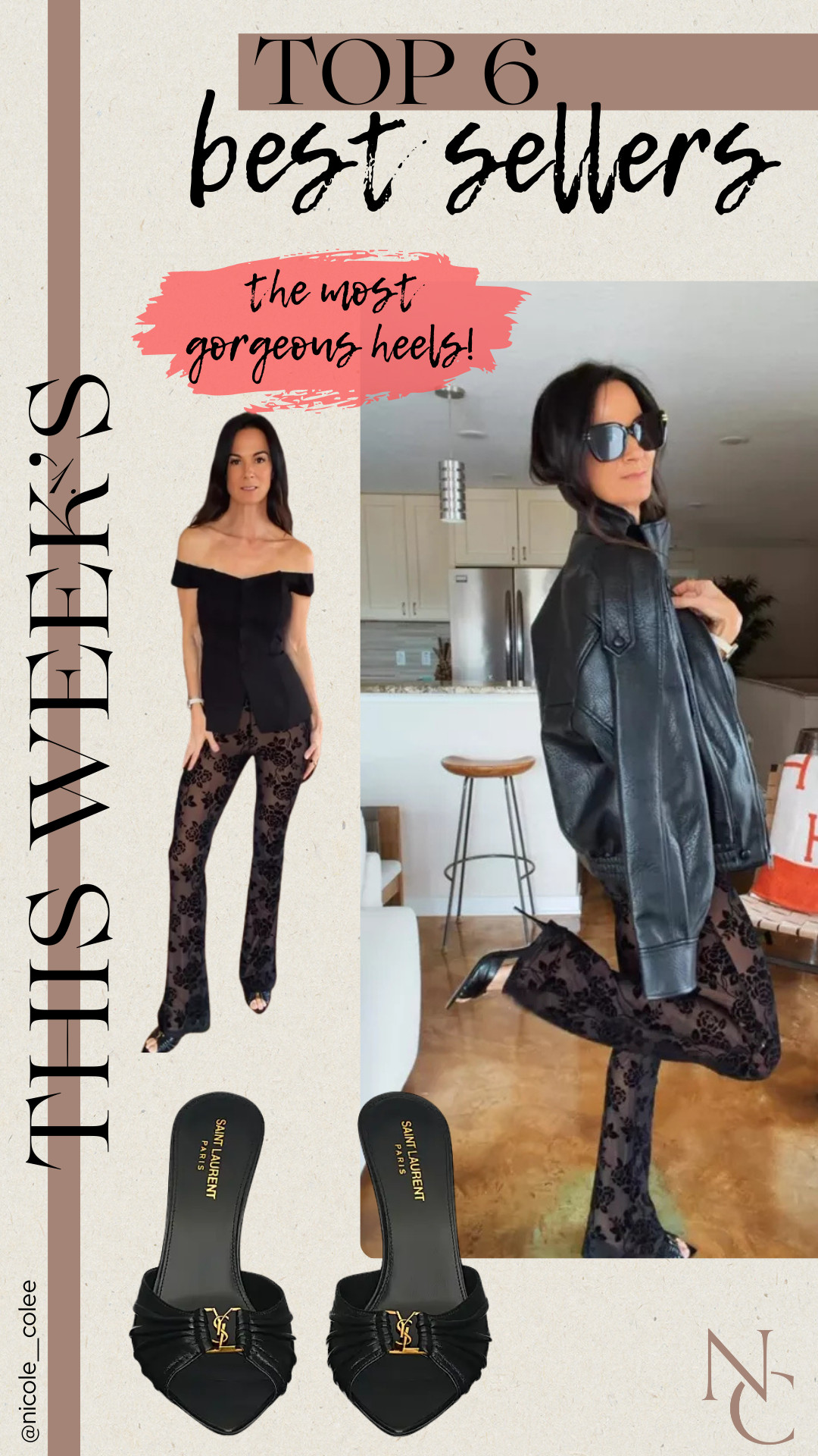 What you loved most this week! 

Saint Laurent, heels, festive heels, night out, nicole colee 

 #LTKGiftGuide #LTKHoliday #LTKOver40