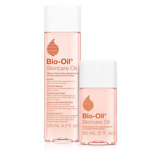 Bio-Oil Skincare Body Oils for Scars, Stretch Marks, Dry Skin, and Face Moisturizer, 4.2 oz and 2 oz | Amazon (US)