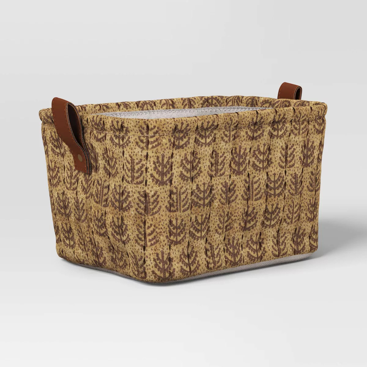 Quilted Decorative Basket Gold - Threshold™ | Target