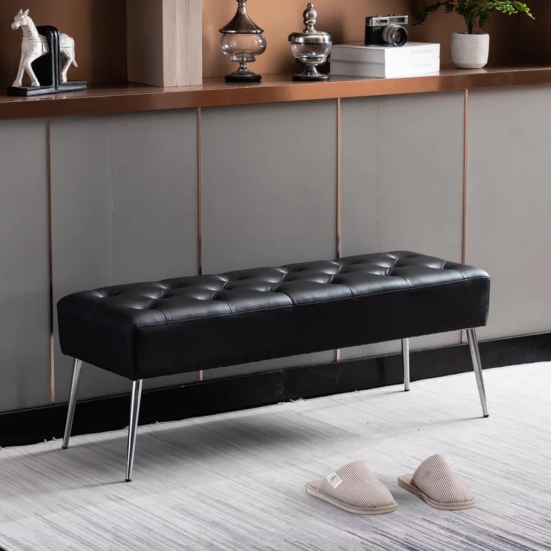 Faux Leather Bench | Wayfair North America