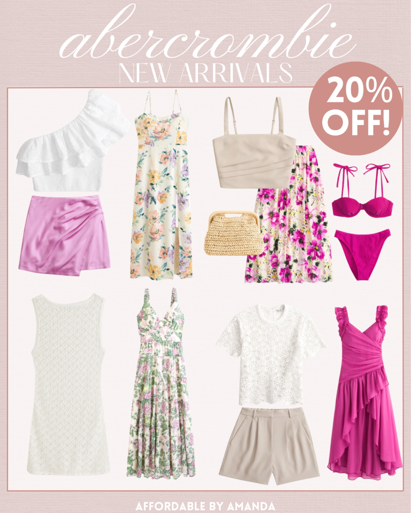ABERCROMBIE NEW ARRIVALS FOR SPRING! Affordable by Amanda, Abercrombie and Fitch
20% off spring items 

#LTKSeasonal #LTKsalealert #LTKfindsunder50