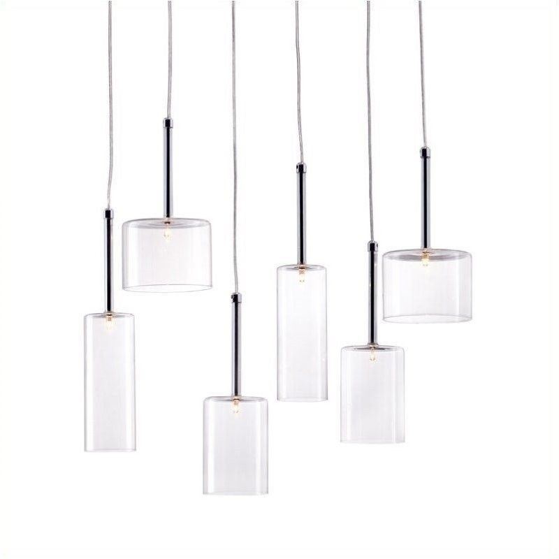 Brika Home Ceiling Lamp in Clear | Homesquare