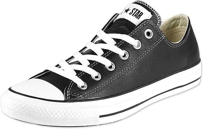Converse Women's Chuck Taylor All Star Leather Low Top Sneaker | Amazon (US)